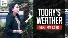 Today's Weather, 5 P.M. | Nov. 2, 2025