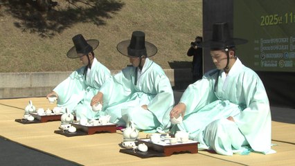 아름다운 전통문화 '차 예절 경연대회' 열려 / YTN