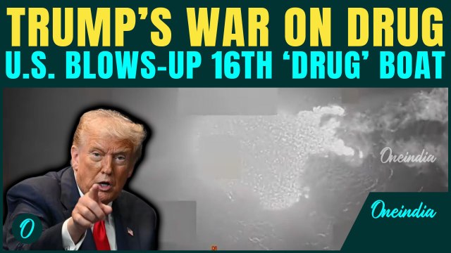 U.S-Venezuela War EXPLODES: Trump UNLEASHES Deadly Strike on ‘Drug’ Boat | 3 KILLED in 16th Strike