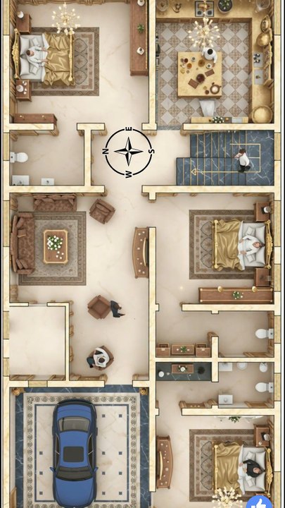30X60 3D Home Plan