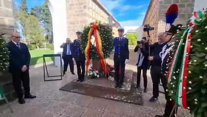 La commemorazione dei caduti di tutte le guerre al cimitero di Sassari