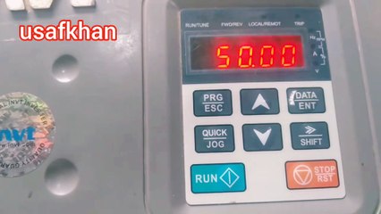 Maximum pressure with low voltage vfd setting