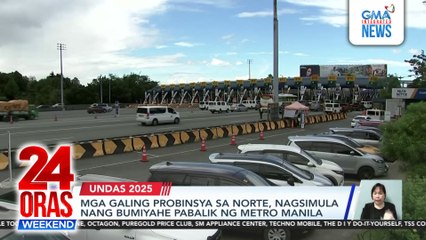 NLEX - Mahigit 500,000 ang inaasahang daraan sa NLEX ngayong araw | 24 Oras Weekend