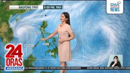 Severe Tropical Storm Tino, posibleng maging super bagyo | 24 Oras Weekend