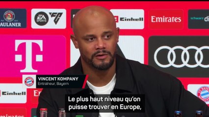 Vincent Kompany prépare le choc face au PSG