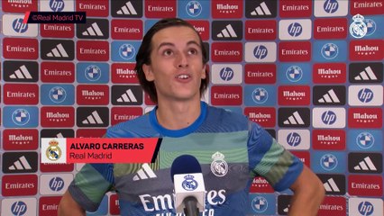 Álvaro Carreras savoure son premier but merengue