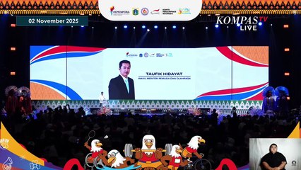 [Full] Taufik Hidayat Bersama Pramono-Rano Membuka POPNAS dan PeparPENAS 2025