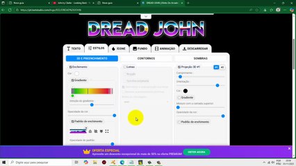Como Fazer Frase ou Logo Nas Cores Reggae - PhotoFiltre + TextStudio