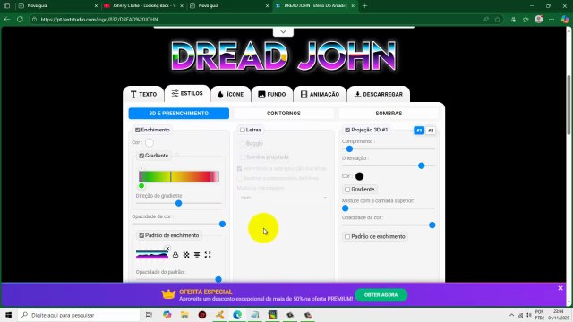 Como Fazer Frase ou Logo Nas Cores Reggae - PhotoFiltre + TextStudio