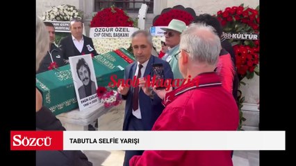 Tabutla selfie yarışı