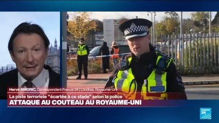 Attaque au couteau au Royaume-Uni : la piste terroriste "écartée à ce stade" (police)