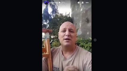 El devastador video de Ariel Ansaldo tras el violento robo en su casa: "Me vencieron"