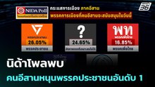 นิด้าโพลพบคนอีสานหนุนพรรคประชาชนอันดับ 1 | เข้มข่าวค่ำ | 2 พ.ย. 68