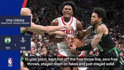 Amen Thompson shines as Durant scores 26 in Rockets' third successive win