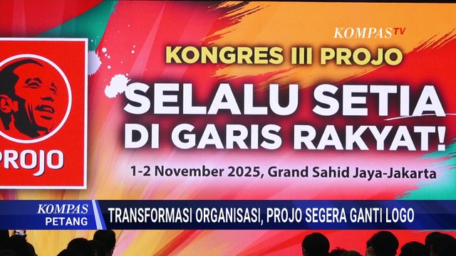 Transformasi Projo, Logo Siluet Jokowi Diganti Apa? | KOMPAS PETANG