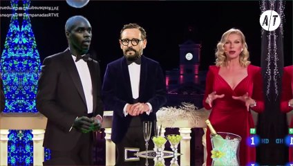 Bordalás y Nyom dando las Campanadas en RTVE, la viral petición en redes