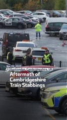 Aftermath Of Cambridgeshire Train Stabbings
