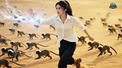 Part 12 - The Girl’s Survival Alone in the Wilderness, Battle with Giant Snake & Shark in the Desert