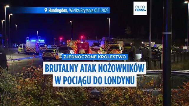 Atak nożowników w pociągu do Londynu. 11 osób w szpitalu, policja zatrzymała dwóch podejrzanych