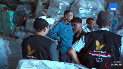 بدء حملات مكثفه شمال غزة للتوزيع علي المتضررين من مساعدات غذائية