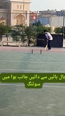 Air-swing bowling ایئر سوئنگ بالنگ #cricket #cricketposition #cricketlover  #cricketplayer #stunt