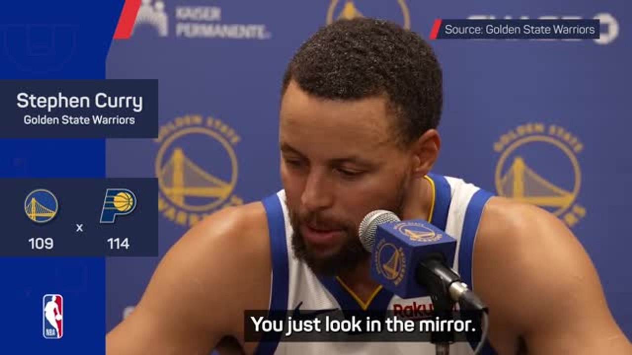 Curry takes responsibility for Warriors loss