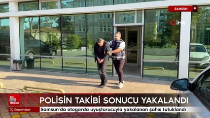 Samsun’da otogarda uyuşturucuyla yakalanan şahıs tutuklandı