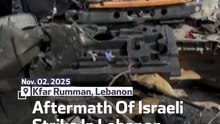 Aftermath Of Israeli Strike In Lebanon