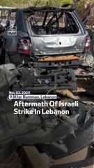 Aftermath Of Israeli Strike In Lebanon