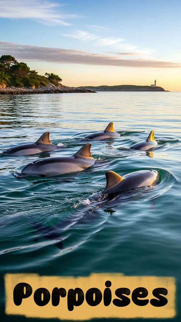 ⁣Porpoises – The Shy Cousins of Dolphins 🐬🌊