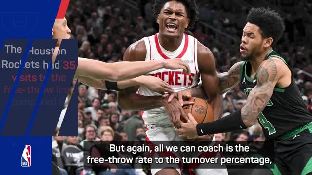 Mazzulla rues defeat against Rockets as free-throw issues continue