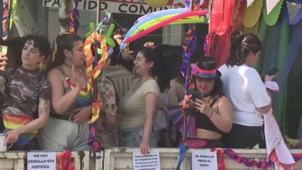 Mejores momentos del desfile del orgullo gay en Buenos Aires