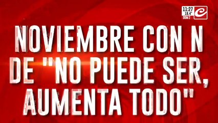 Golpe al bolsillo: noviembre llega con aumentos en transporte, alquileres, prepagas y tarifas
