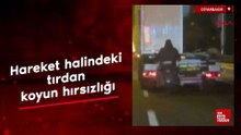 Diyarbakır'da hareket halindeki tırdan koyun hırsızlığı