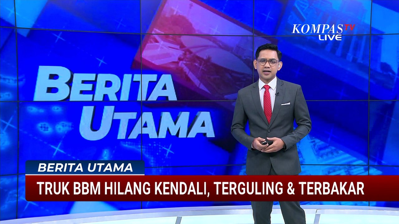 Mobil Tangki BBM Terbakar Hebat di Cianjur, Pos Polisi Ikut Hangus | BERUT
