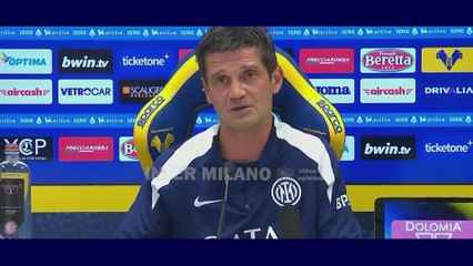 Verona-Inter 1-2 * Cristian Chivu: ho visto una squadra in crescita. Due mesi fa, questa partita sarebbe finita diversamente