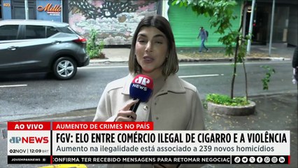 Pesquisa mostra ligação direta entre mercado ilegal de cigarro e violência no Brasil