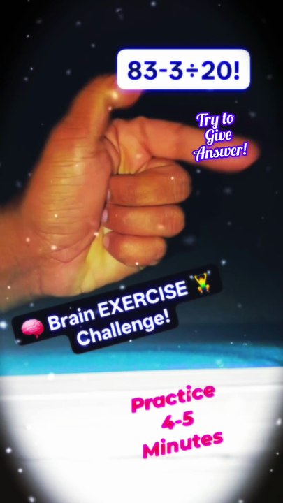 Powerful Brain Exercise Challenge