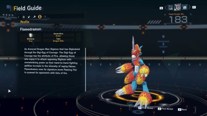 flamedramon all digivolution/de-digivolution/profile Digimon Story Time Stranger