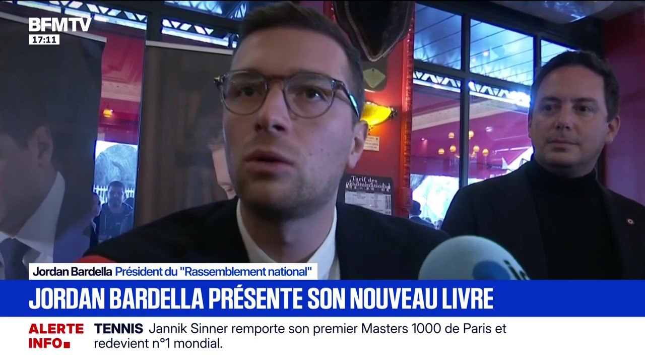 Budget: Jordan Bardella, président du RN, dénonce "un arrangement entre les macronistes et Olivier Faure"