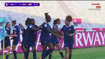 Gaffes en série et but gag : l'ouverture du score des Bleuettes signée Rachael Adedi - Foot - Coupe du monde U17 (F)