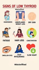 Signs of low thyroid