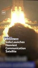 India Launches Heaviest Communication Satellite