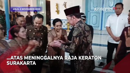Kata Jokowi usai Melayat Pakubowono XIII di Keraton Solo