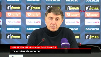 Şota Arveladze'den Mağlubiyet Sonrası Açıklama: 'Zordu!'
