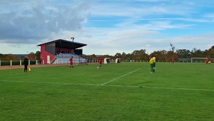 Le but d'Egalisation d'égalisation d'Aurélien contre Ambrières