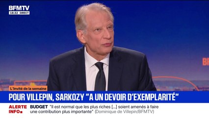 Pour Dominique de Villepin, ancien Premier ministre, "les Républicains sont en train de se diviser"