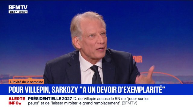 Pour Dominique de Villepin, ancien Premier ministre, le drame de la France, c'est l'affaissement de l'État