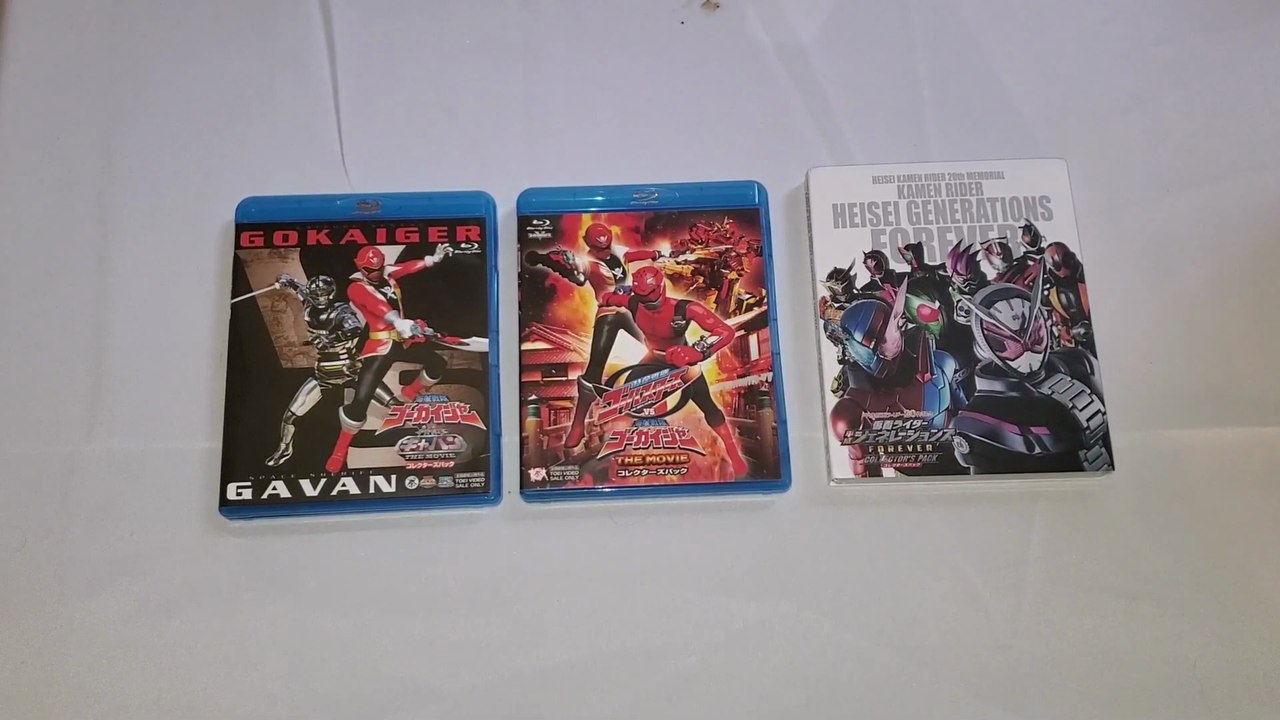 Japanese Blu-Ray Pick-Ups October 2025 (Super Sentai & Kamen Rider)