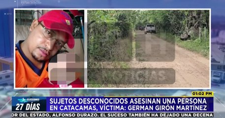 A disparos asesinan a un hombre en una zona rural de Catacamas, Olancho